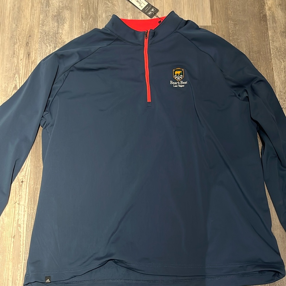 NEW ADIDAS MENS 2XL LAS VEGAS GOLF BEARS BEST PULLOVER SWEATER